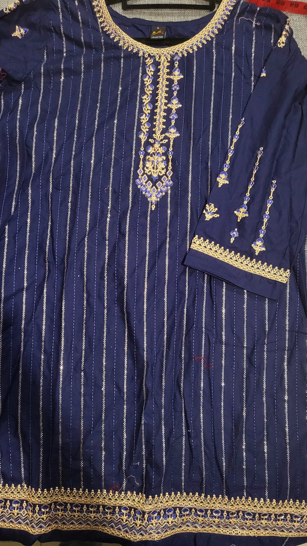 Embroidered cotton kurti