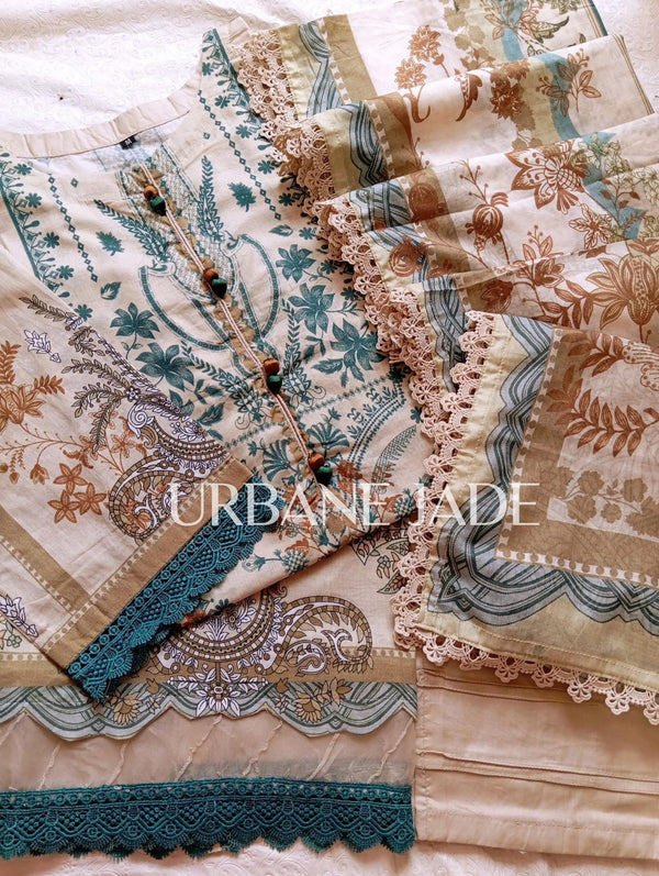 Jade - Summer lawn - 3 piece
