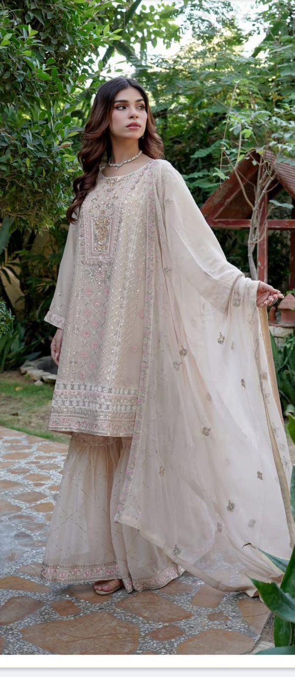 AN-Chiffon gharara collection