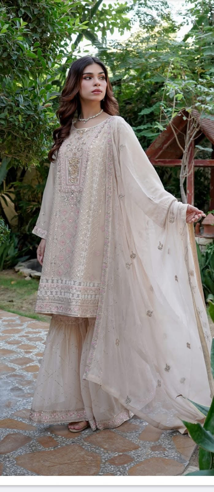 AN-Chiffon gharara collection