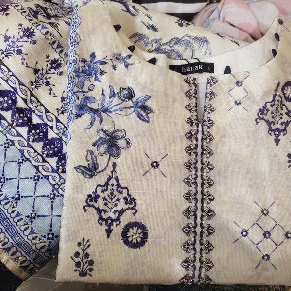 Dhanak - hand embellished shirt with pant