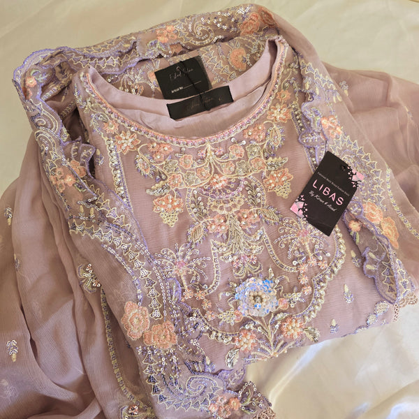 Emaan adeel - chiffon formal 3pc