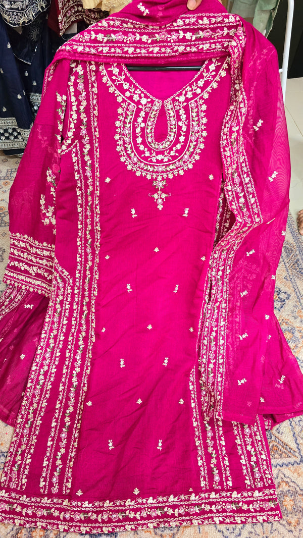 Libas Pret - hot pink - khaadi net