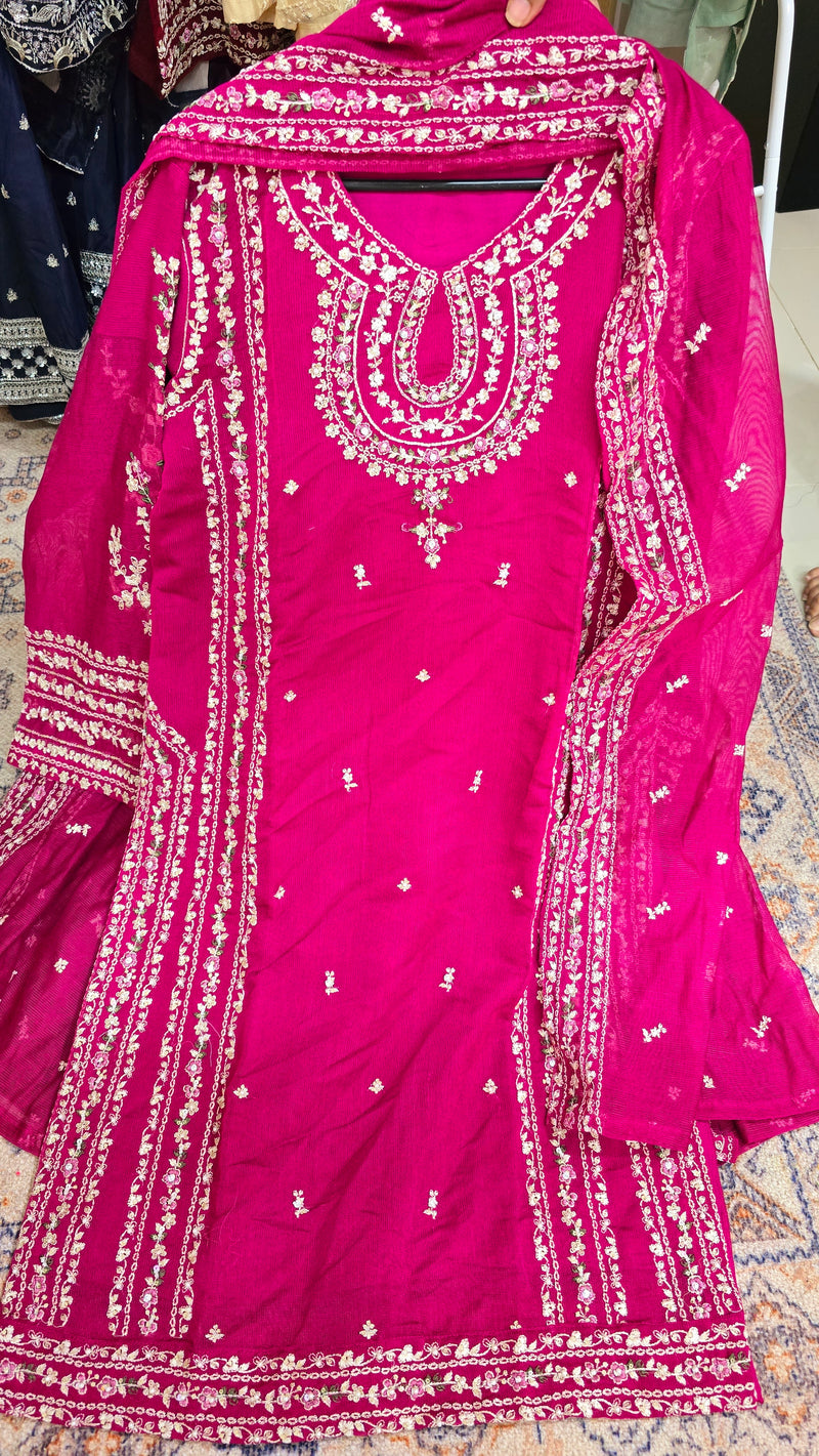 Libas Pret - hot pink - khaadi net