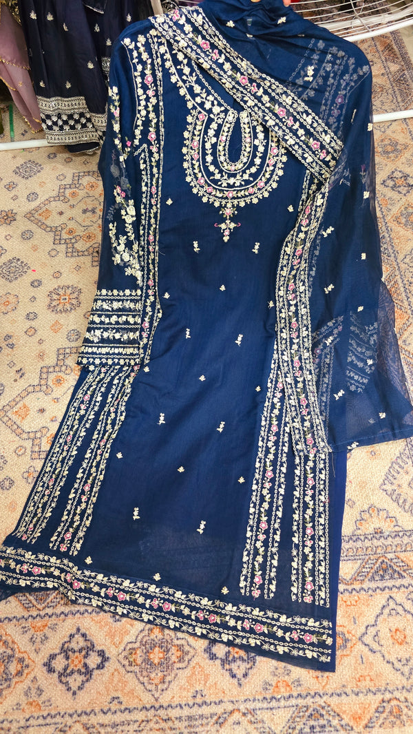 Libas Pret -  blue - khaadi net