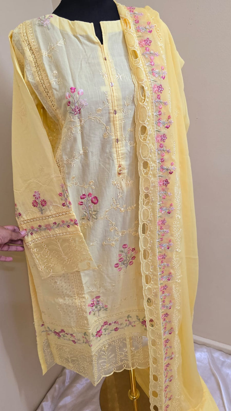 Sadabahar Summer embroidered suit-