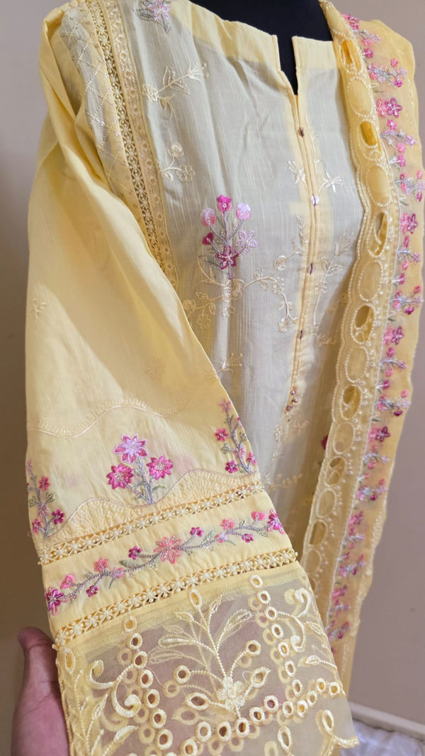 Sadabahar Summer embroidered suit-