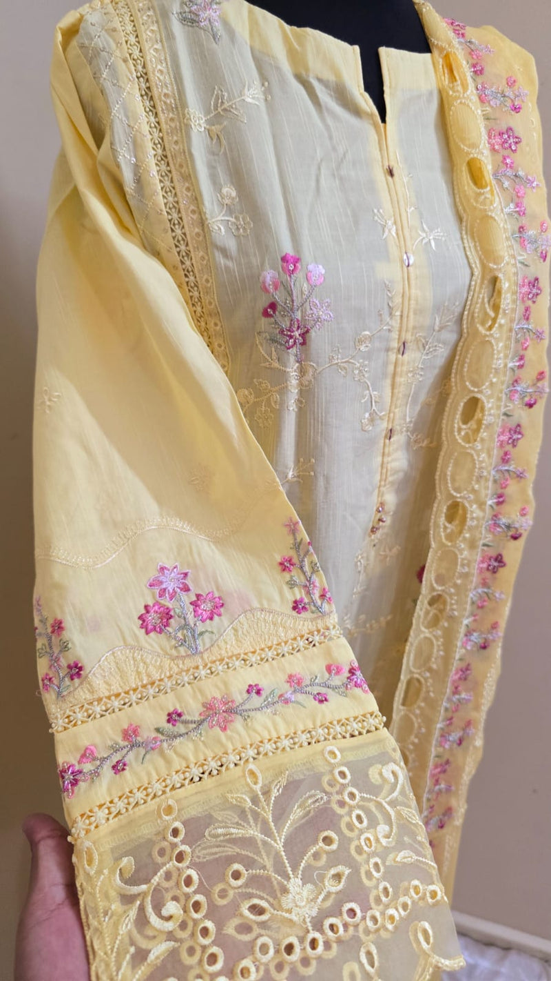 Sadabahar Summer embroidered suit-