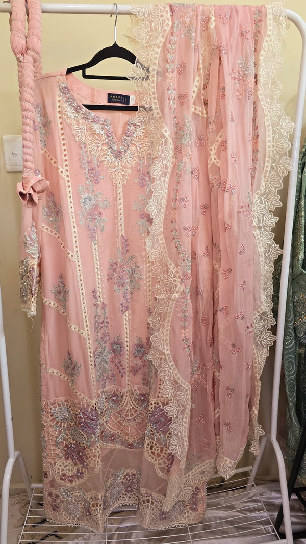 Luxury party wear formal chiffon 3pc