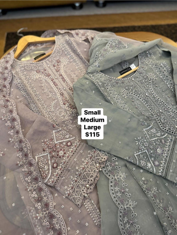 SB - Organza 3pc- Mauve