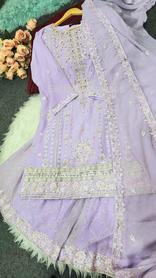 AN-Chiffon gharara collection