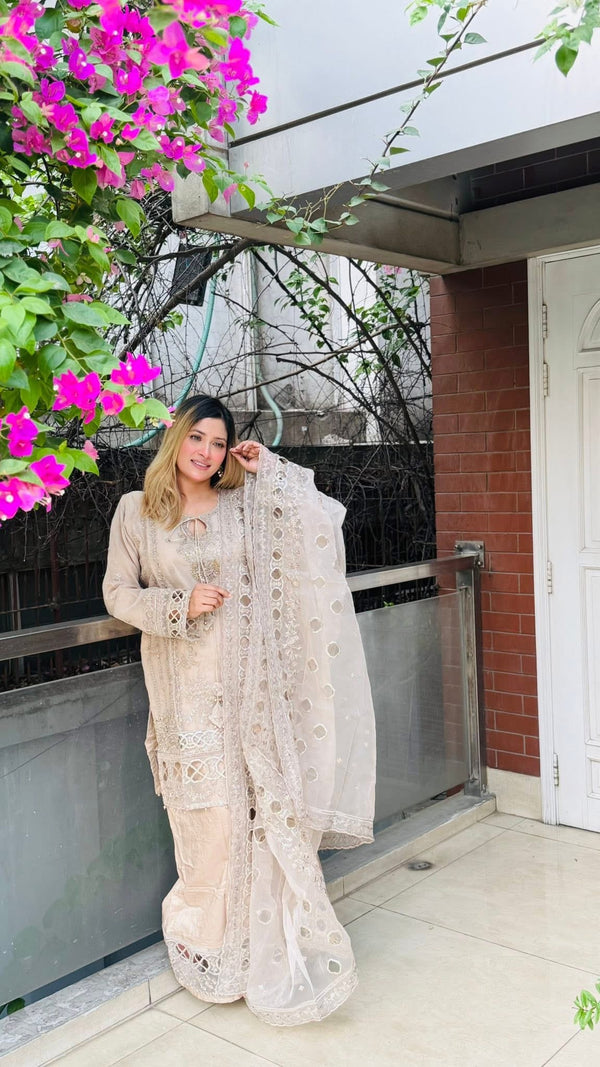 SB - Organza 3pc-Beige