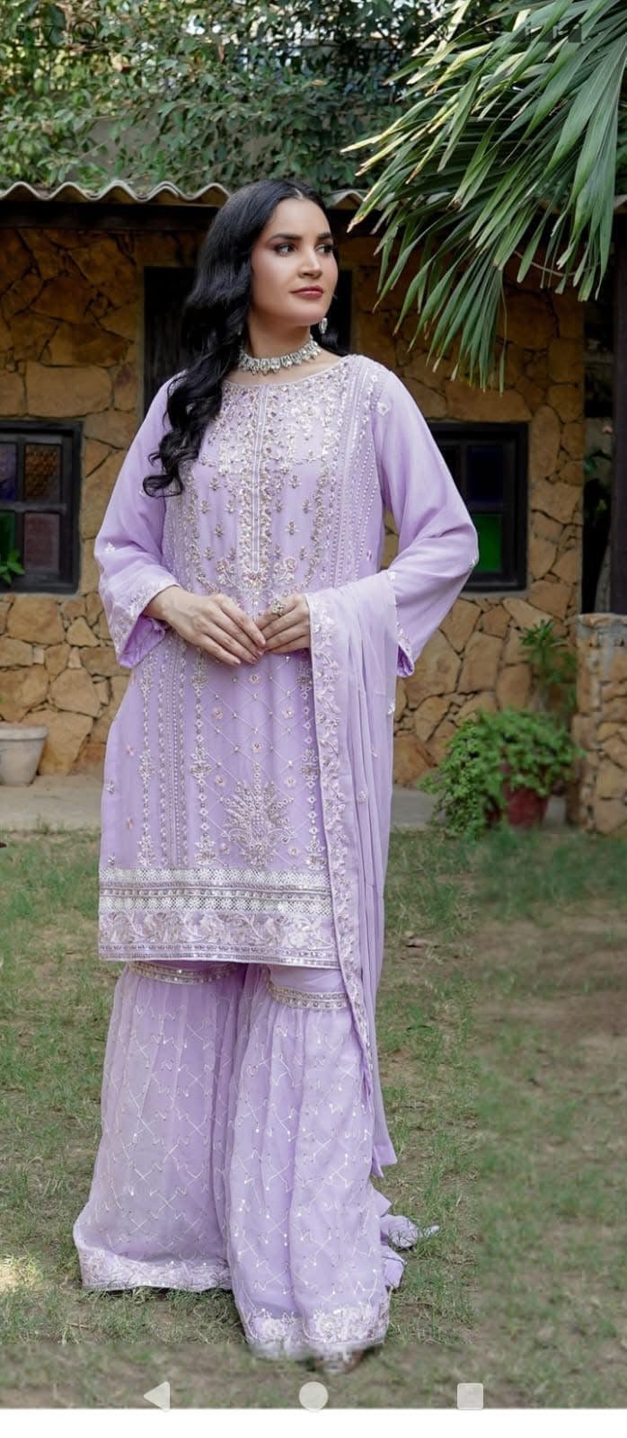 AN-Chiffon gharara collection
