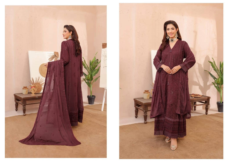 Aghanoor inspired chiffon Gown/Maxi