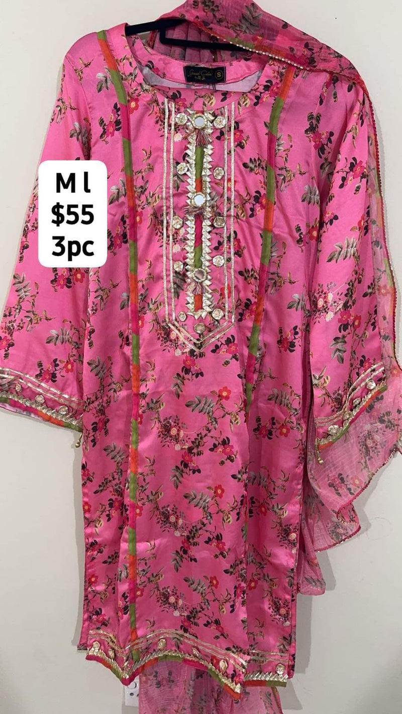 Silk 3pc suits