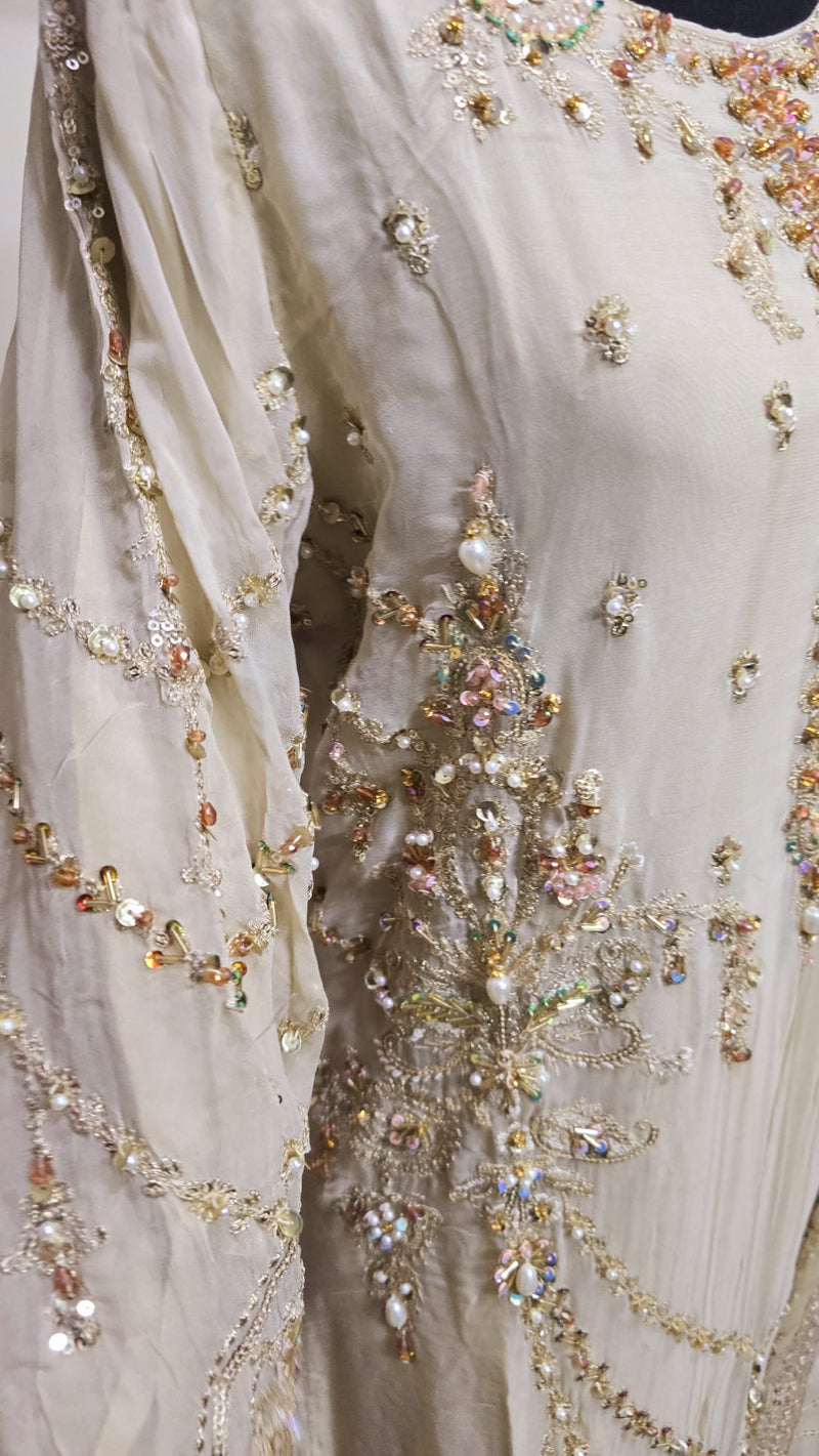Luxury pakistani party wear formal-chiffon 3pc