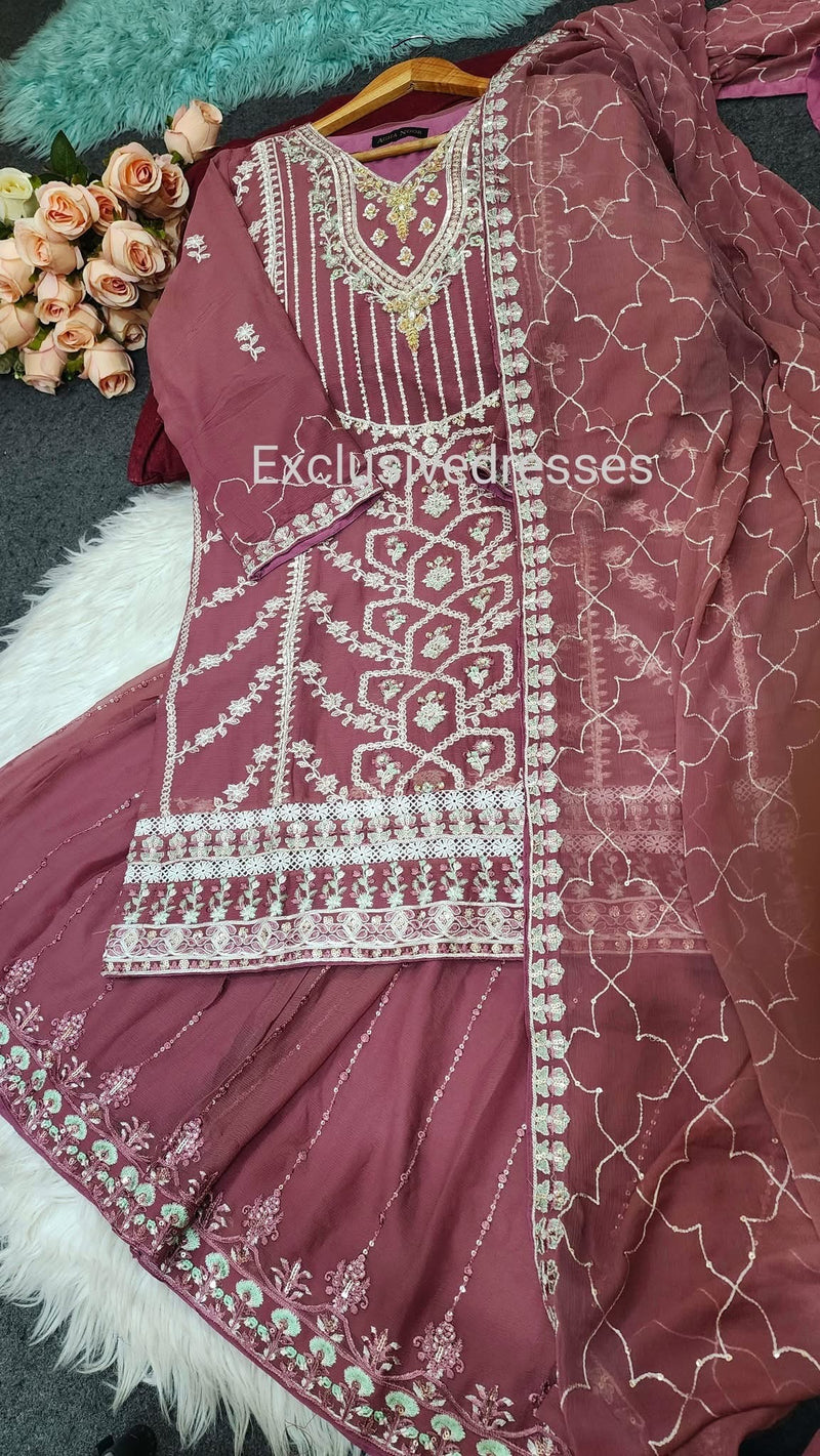 (AN-Chiffon gharara collection