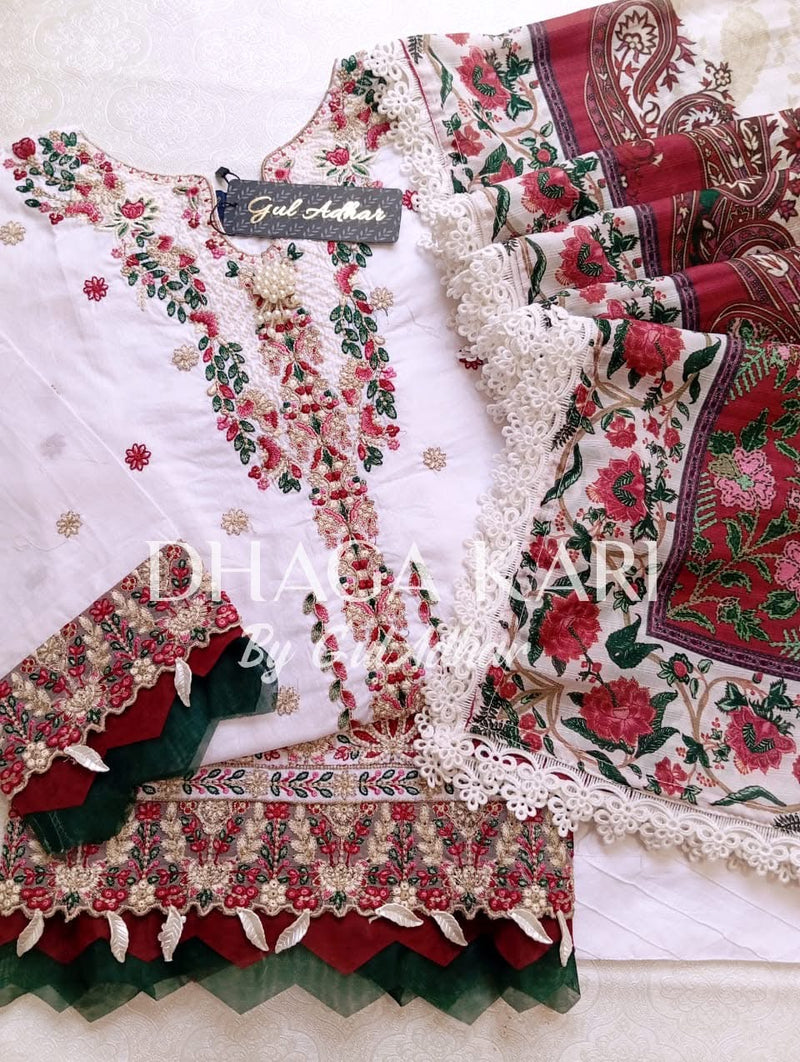 Dhaga Kari Premium Embroidered Cambric