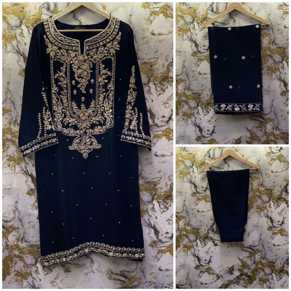 AN-Chiffon 3pc-blue