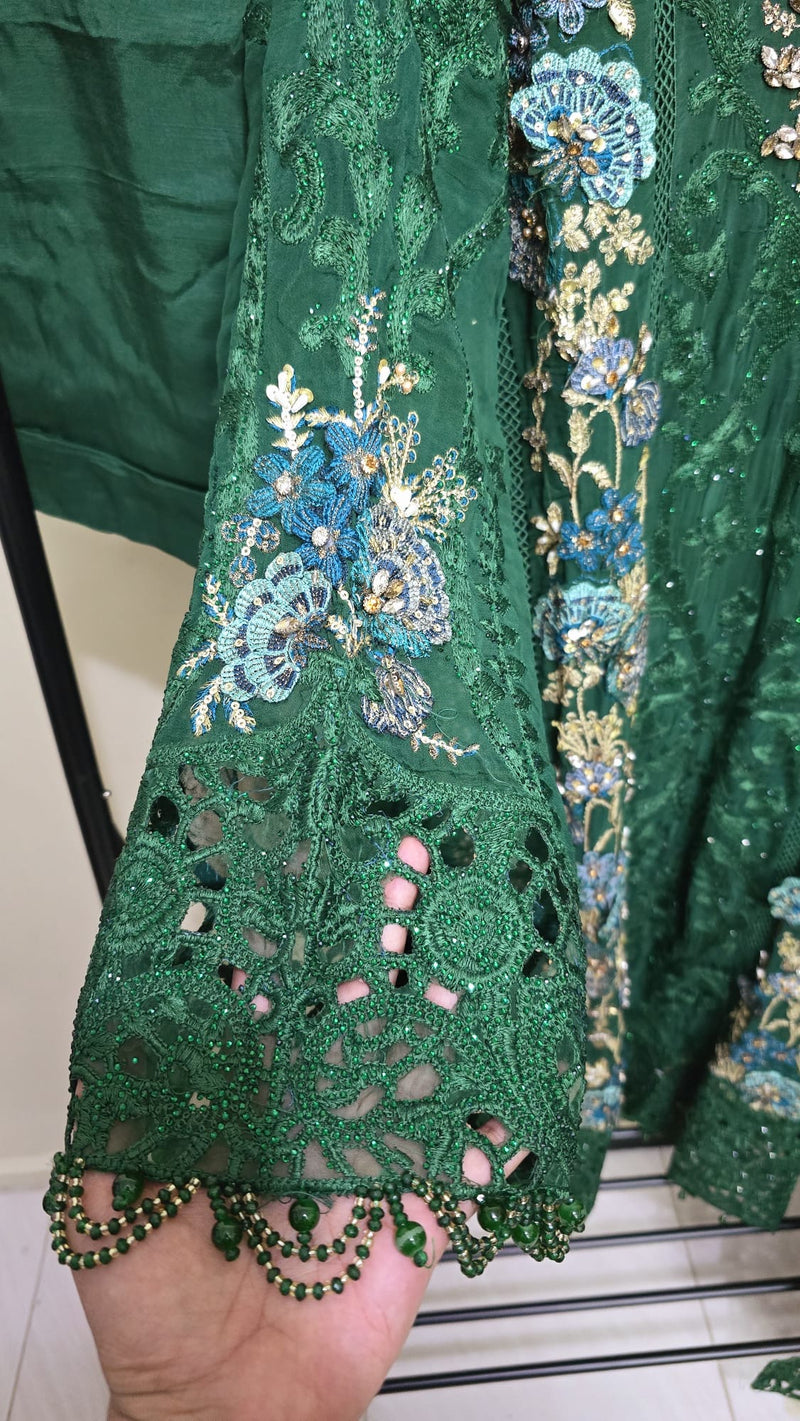 Luxury pakistani party wear formal-chiffon 3pc