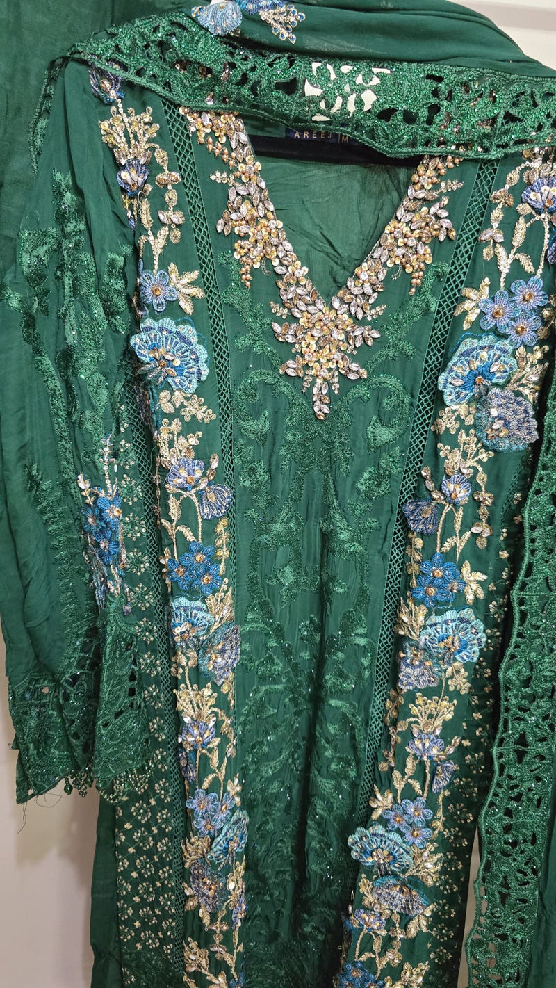 Luxury pakistani party wear formal-chiffon 3pc