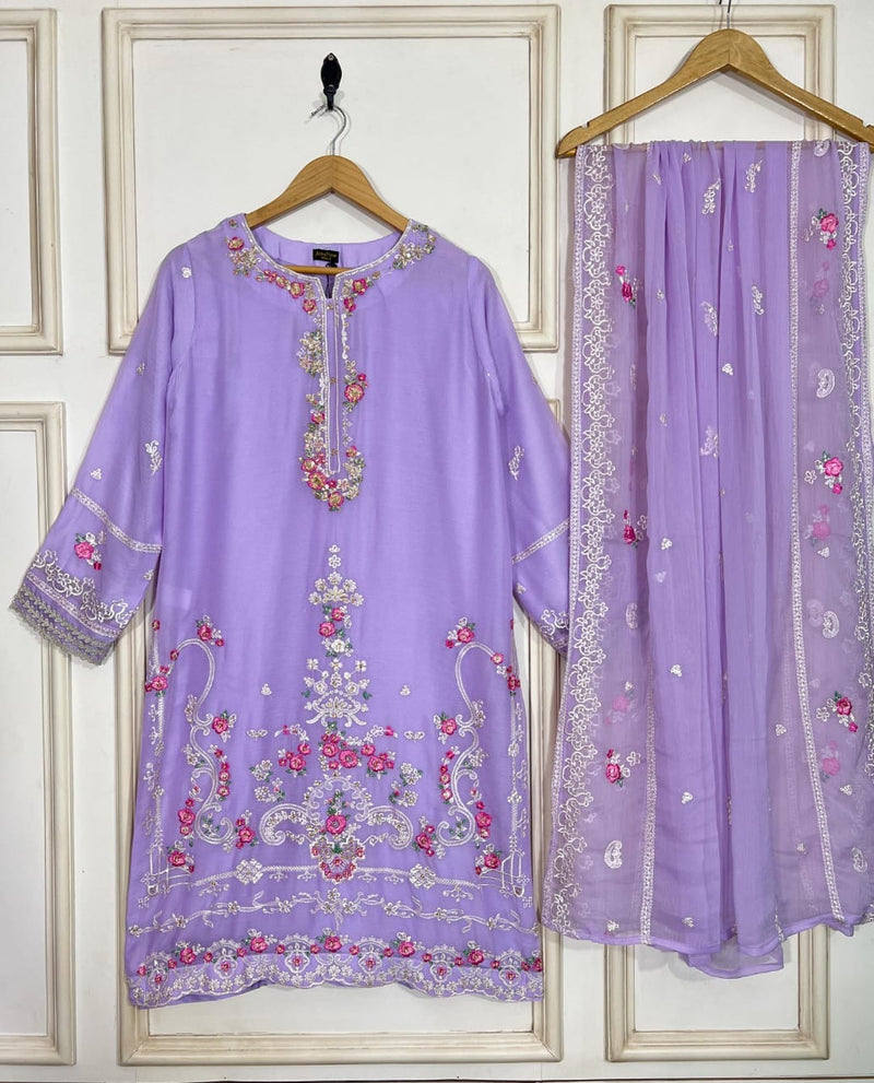 Aghanoor inspired 3pc-purple