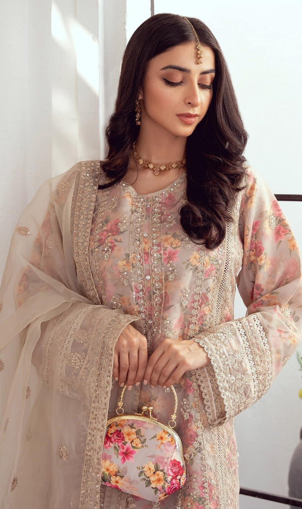 Noor organza floral -