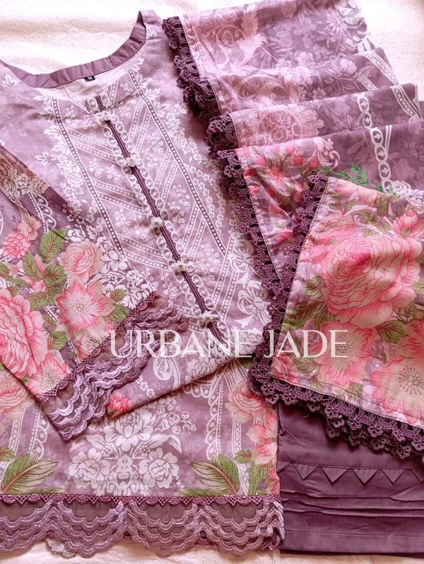 Jade - Summer lawn - 3 piece
