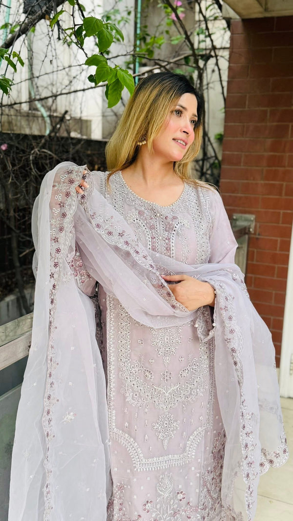 SB - Organza 3pc- Mauve
