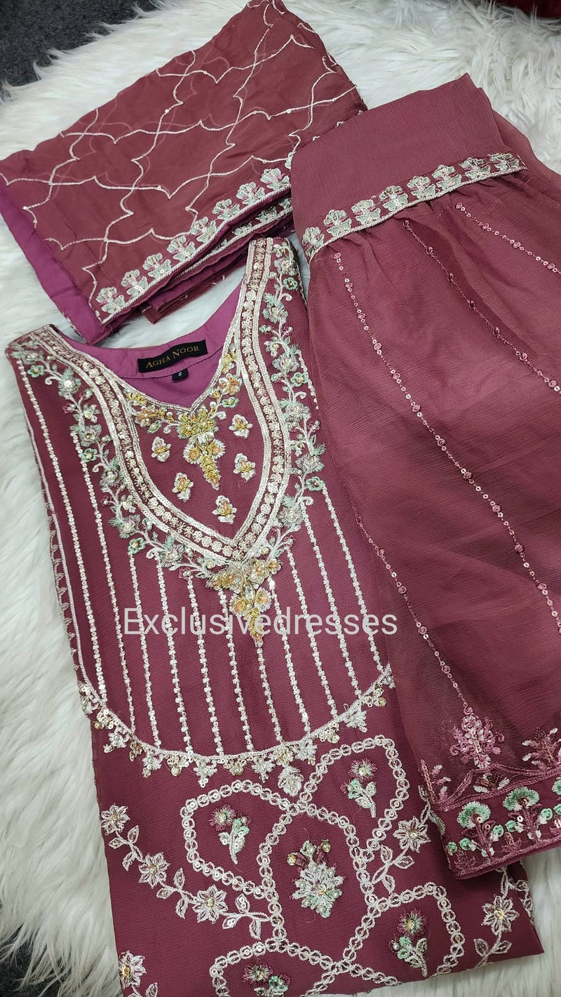 (AN-Chiffon gharara collection