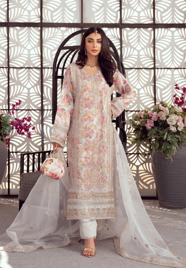Noor organza floral -