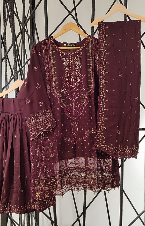 SB - chiffon suit 3pc