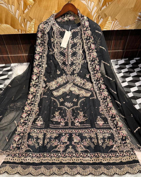 Sadabahar luxury lawn - Black