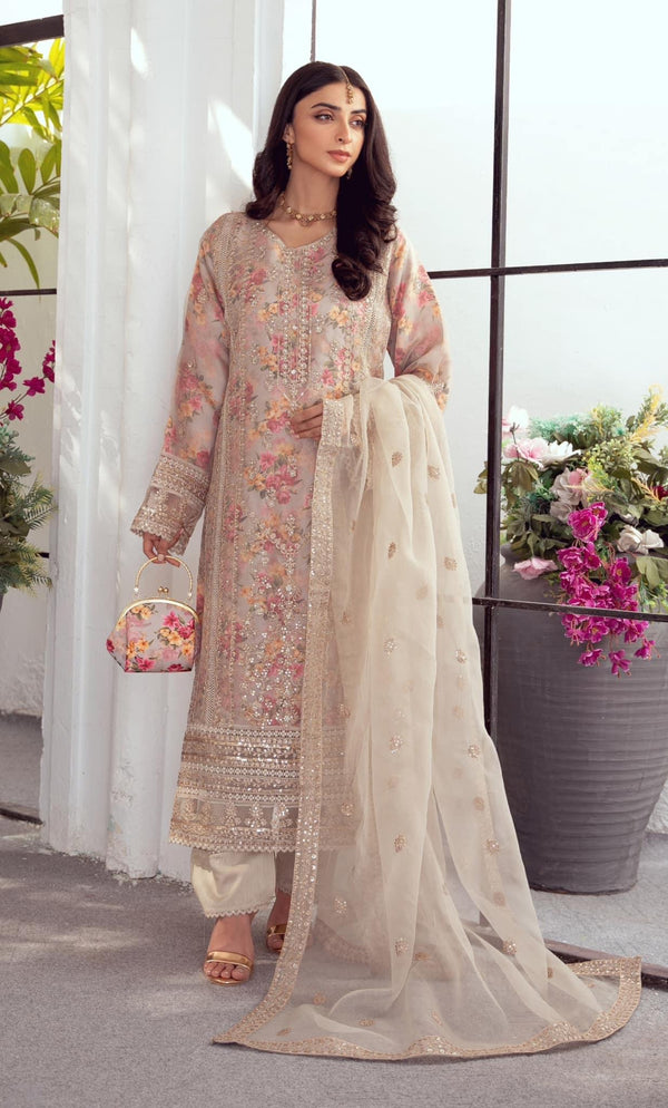 Noor organza floral -