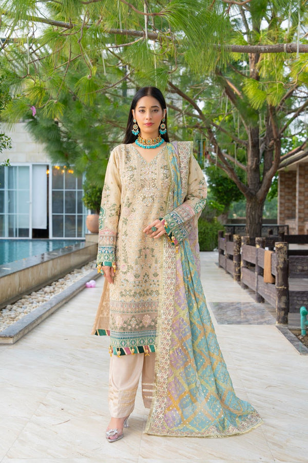 Luxury pakistani party wear formal-masuri 3pc