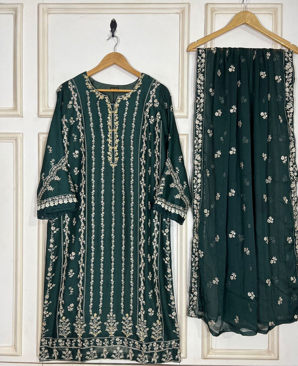 AN-Chiffon 3pc-Green