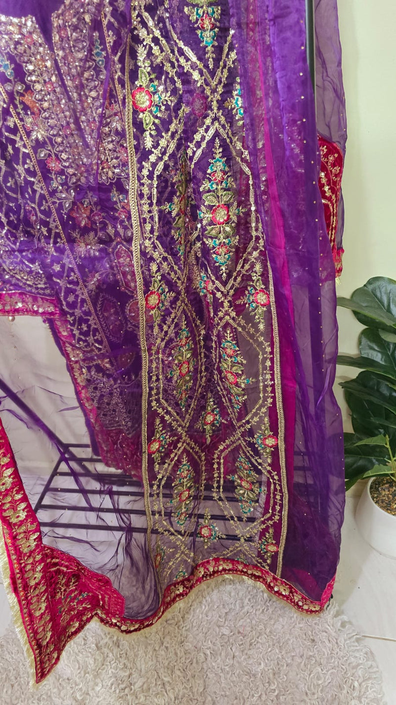 Luxury pakistani party wear formal-chiffon 3pc