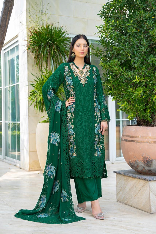 Luxury pakistani party wear formal-chiffon 3pc