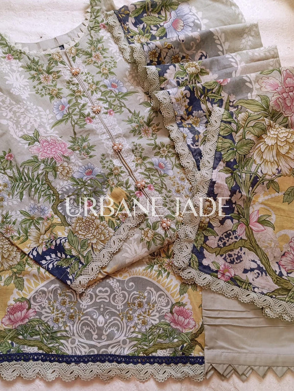 Jade - Summer lawn - 3 piece