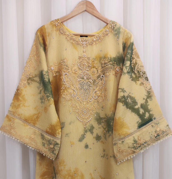 Aghanoor inspired 3pc- yellow