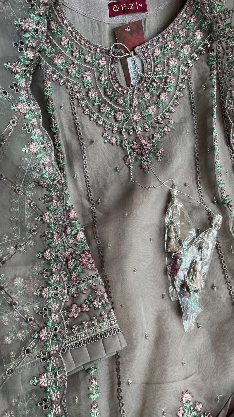 HZ - Falsafe organza - Gray