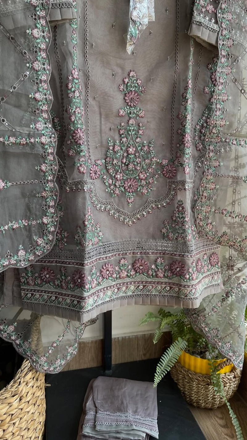 HZ - Falsafe organza - Gray