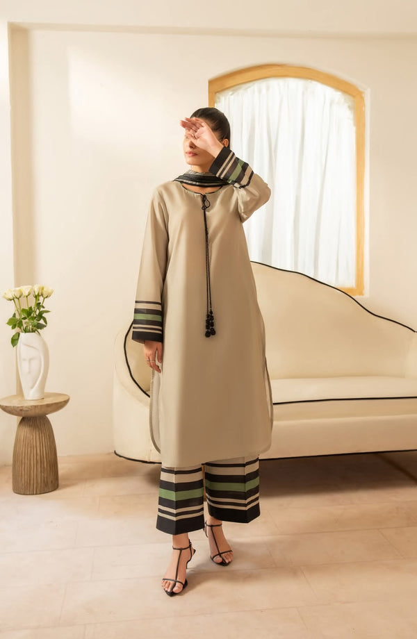 Gul E Jana - Casual Lite - olive dusk