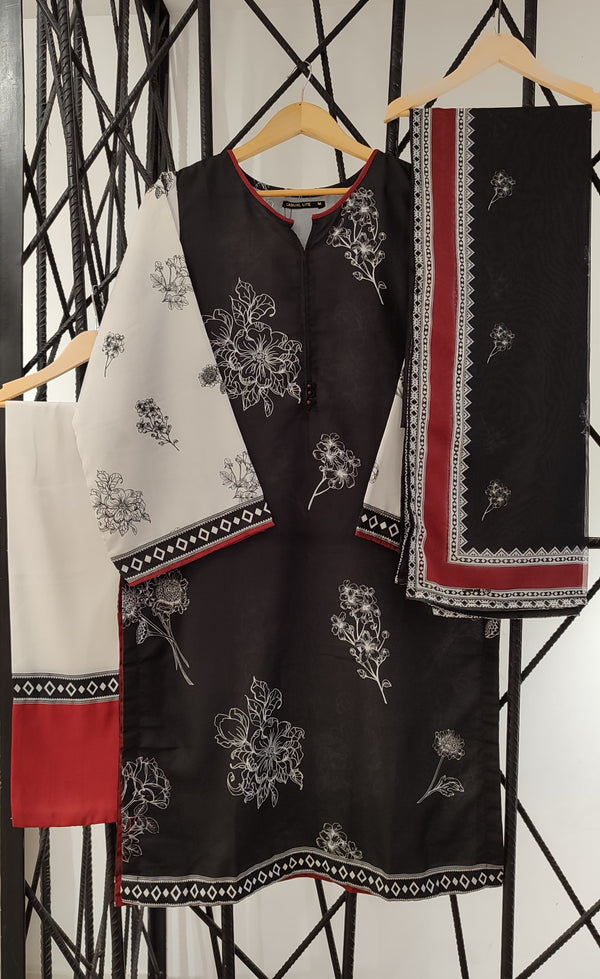 Gul E Jana - Casual Lite - Monochrome Muse