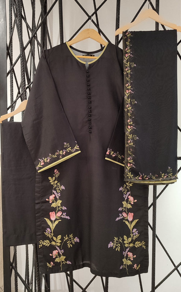 Gul E Jana - Casual Lite - Noir garden