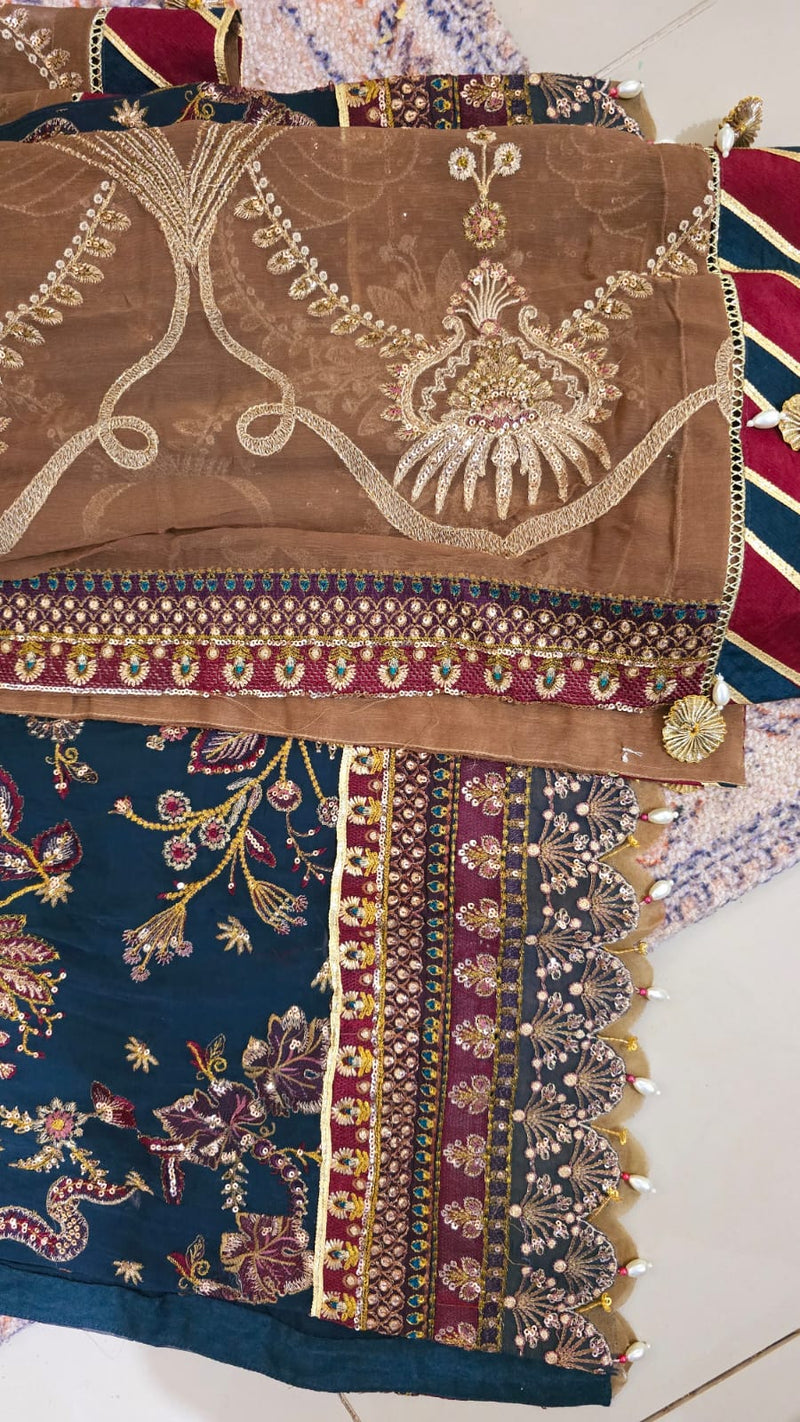 Baroque Stitched CHANTELLE Chiffon Collection