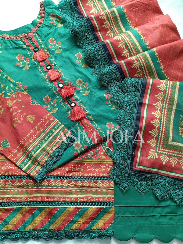 AsimJofa Summer prints- Green