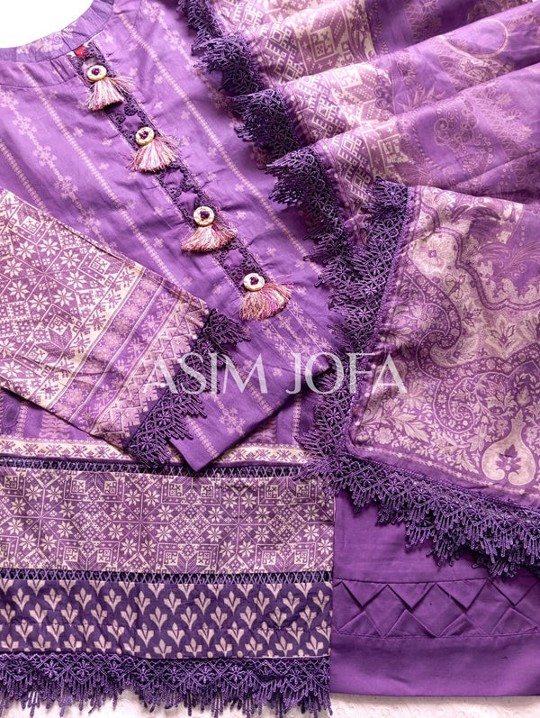 AsimJofa Summer prints- purple