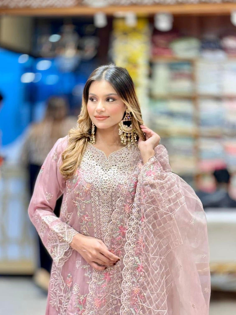 SB - Mahpara Organza Formal - Pink