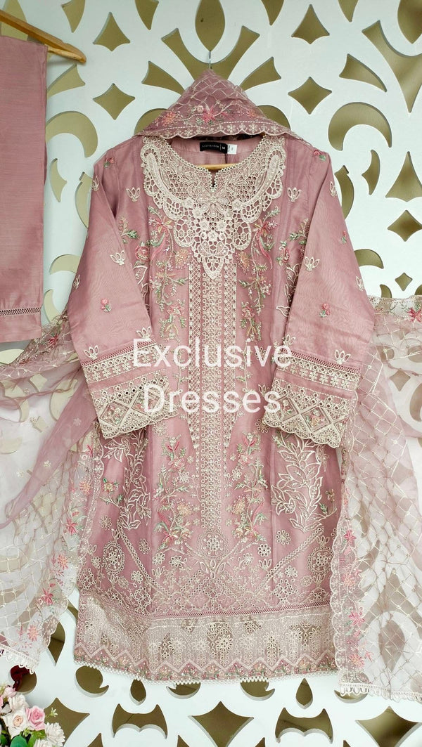 SB - Mahpara Organza Formal - Pink